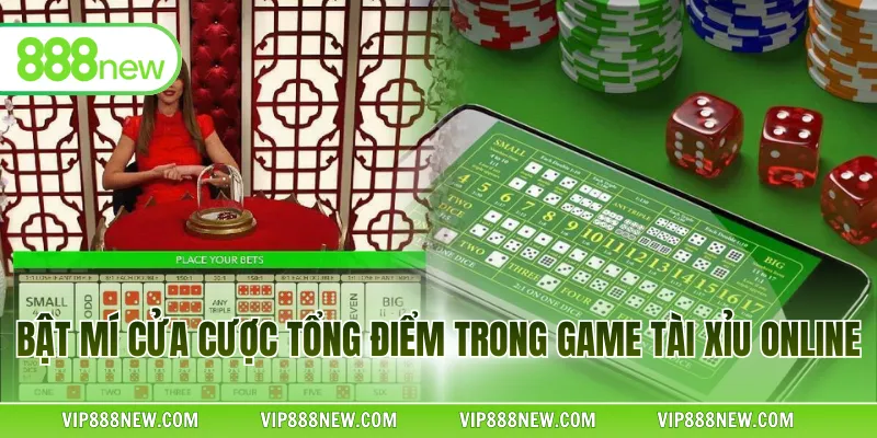 Bật mí cửa cược tổng điểm trong game Tài Xỉu online